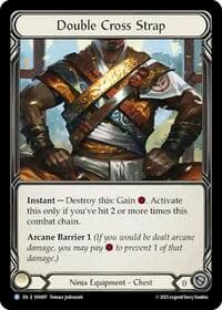 Double Cross Strap - Silver Age Chapter 2 - Flesh and Blood TCG card