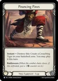 Pouncing Paws - Silver Age Chapter 2 - Flesh and Blood TCG card