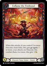 Enflame the Firebrand - Silver Age Chapter 2 - Flesh and Blood TCG card