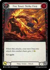 Fire Tenet: Strike First - Silver Age Chapter 2 - Flesh and Blood TCG card