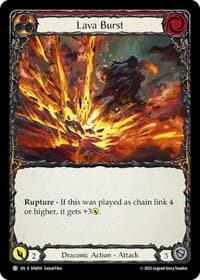 Lava Burst - Silver Age Chapter 2 - Flesh and Blood TCG card