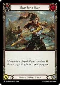 Scar for a Scar (SFA024) - Silver Age Chapter 2 - Flesh and Blood TCG card