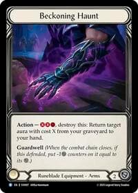 Beckoning Haunt - Silver Age Chapter 1 - Flesh and Blood TCG card
