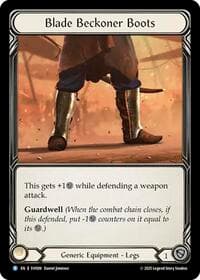 Blade Beckoner Boots (SVI009) - Silver Age Chapter 1 - Flesh and Blood TCG card