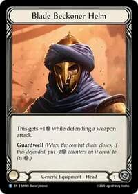 Blade Beckoner Helm (SIY003) - Silver Age Chapter 1 - Flesh and Blood TCG card