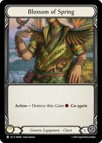 Blossom of Spring (SDA007) - Silver Age Chapter 1 - Flesh and Blood TCG card