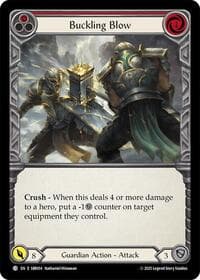 Buckling Blow (Red) - Silver Age Chapter 1 - Flesh and Blood TCG card