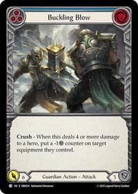 Buckling Blow (Blue) - Silver Age Chapter 1 - Flesh and Blood TCG card
