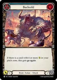 Buckwild (Blue) - Silver Age Chapter 1 - Flesh and Blood TCG card