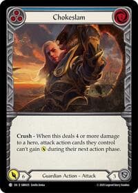 Chokeslam (Blue) - Silver Age Chapter 1 - Flesh and Blood TCG card