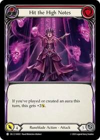 Hit the High Notes - Silver Age Chapter 1 - Flesh and Blood TCG card
