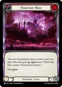 Mauvrion Skies (Red) - Silver Age Chapter 1 - Flesh and Blood TCG card
