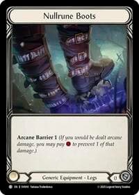 Nullrune Boots (SVI010) - Silver Age Chapter 1 - Flesh and Blood TCG card