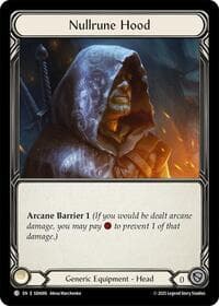 Nullrune Hood (SDA006) - Silver Age Chapter 1 - Flesh and Blood TCG card