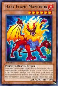 Hazy Flame Mantikor - Cosmo Blazer - YuGiOh card