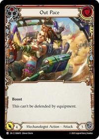 Out Pace - Silver Age Chapter 1 - Flesh and Blood TCG card