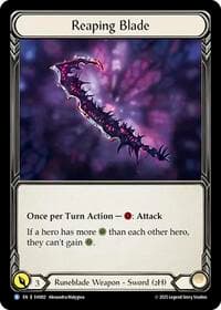 Reaping Blade - Silver Age Chapter 1 - Flesh and Blood TCG card