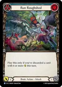 Run Roughshod - Silver Age Chapter 1 - Flesh and Blood TCG card