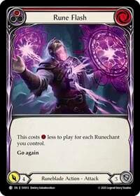 Rune Flash - Silver Age Chapter 1 - Flesh and Blood TCG card