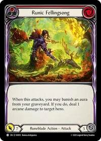 Runic Fellingsong - Silver Age Chapter 1 - Flesh and Blood TCG card