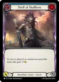 Shrill of Skullform (Blue) - Silver Age Chapter 1 - Flesh and Blood TCG card