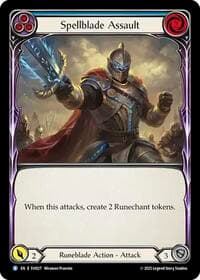 Spellblade Assault (Blue) - Silver Age Chapter 1 - Flesh and Blood TCG card