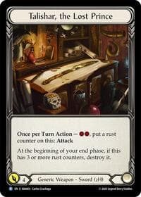 Talishar, the Lost Prince - Silver Age Chapter 1 - Flesh and Blood TCG card