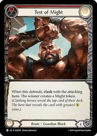 Test of Might - Silver Age Chapter 1 - Flesh and Blood TCG card
