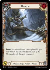 Throttle (Red) - Silver Age Chapter 1 - Flesh and Blood TCG card