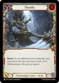 Throttle (Blue) - Silver Age Chapter 1 - Flesh and Blood TCG card