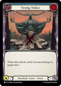 Vexing Malice - Silver Age Chapter 1 - Flesh and Blood TCG card