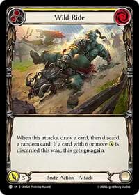 Wild Ride (Yellow) - Silver Age Chapter 1 - Flesh and Blood TCG card
