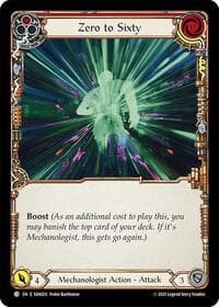 Zero to Sixty (Red) - Silver Age Chapter 1 - Flesh and Blood TCG card