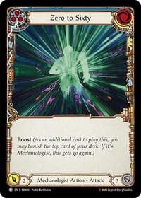 Zero to Sixty (Blue) - Silver Age Chapter 1 - Flesh and Blood TCG card