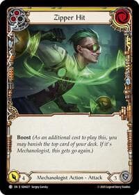 Zipper Hit (Yellow) - Silver Age Chapter 1 - Flesh and Blood TCG card