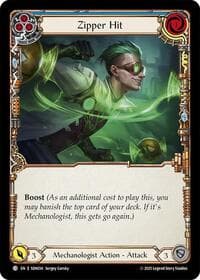 Zipper Hit (Blue) - Silver Age Chapter 1 - Flesh and Blood TCG card