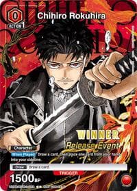 Chihiro Rokuhira (Release Event Winner) - UE16BT: KAGURABACHI Release Event Cards - Union Arena card