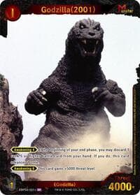 Godzilla (2001) (EBP03-001+) - Booster Set 3: Resonance of Rivals - Godzilla Card Game card
