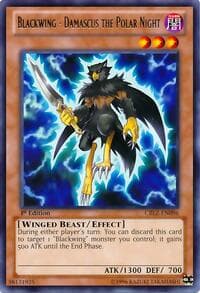 Blackwing - Damascus the Polar Night - Cosmo Blazer - YuGiOh card