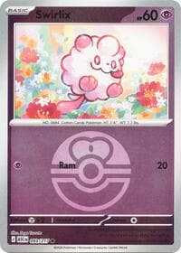 Swirlix (Love Ball) - ME: Ascended Heroes - Pokemon card