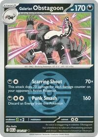 Galarian Obstagoon - 132/217 (Dusk Ball) - ME: Ascended Heroes - Pokemon card