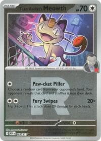 Team Rocket's Meowth (Team Rocket) - ME: Ascended Heroes - Pokemon card