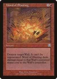 Word of Blasting - Mercadian Masques - Magic: The Gathering card