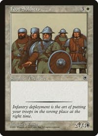 Foot Soldiers - Portal - Magic: The Gathering card