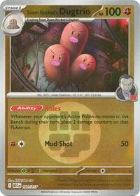 Team Rocket's Dugtrio - 101/217 (Energy Symbol Pattern) - ME: Ascended Heroes - Pokemon card
