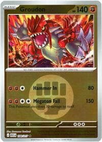 Groudon (Energy Symbol Pattern) - ME: Ascended Heroes - Pokemon card