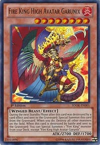 Fire King High Avatar Garunix - Structure Deck: Onslaught of the Fire Kings - YuGiOh card