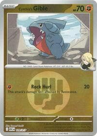 Cynthia's Gible (Energy Symbol Pattern) - ME: Ascended Heroes - Pokemon card