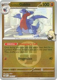 Cynthia's Gabite (Energy Symbol Pattern) - ME: Ascended Heroes - Pokemon card