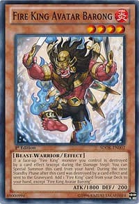 Fire King Avatar Barong - Structure Deck: Onslaught of the Fire Kings - YuGiOh card